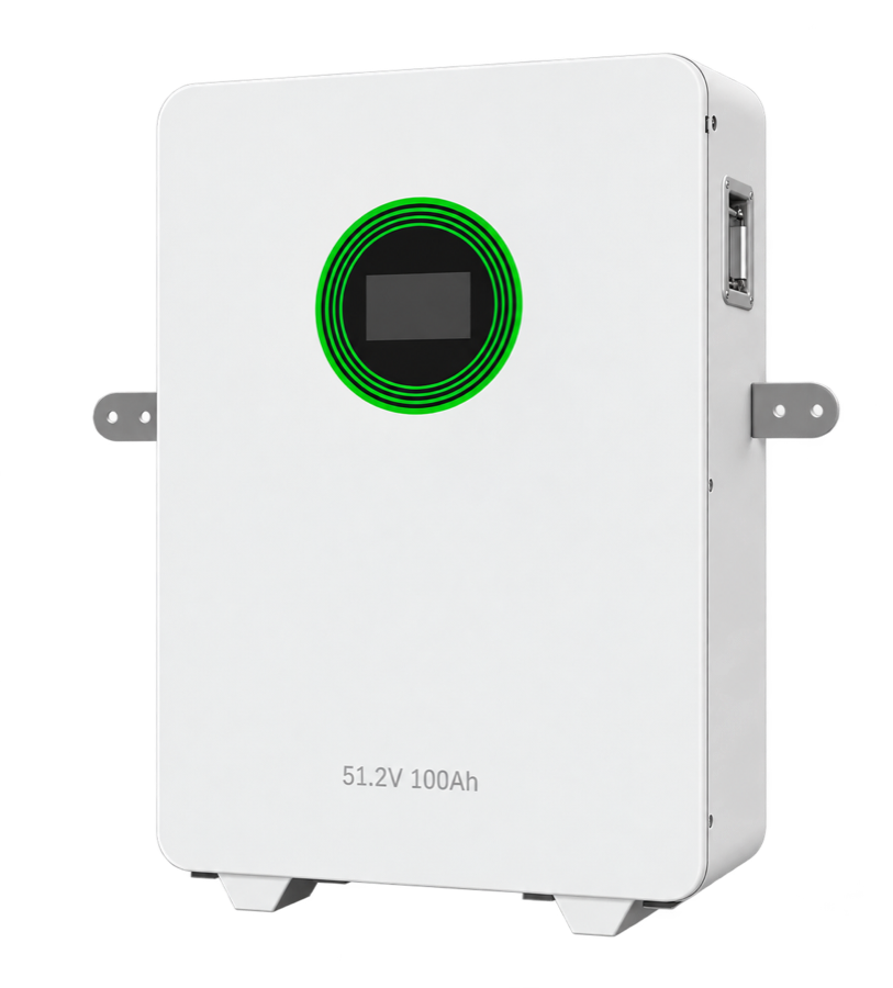 TSA-LFP24-200-WMD Wall-Mounted Battery — front view