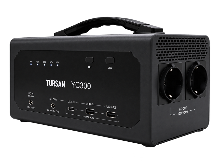 YC300 Portable Power Station — front view