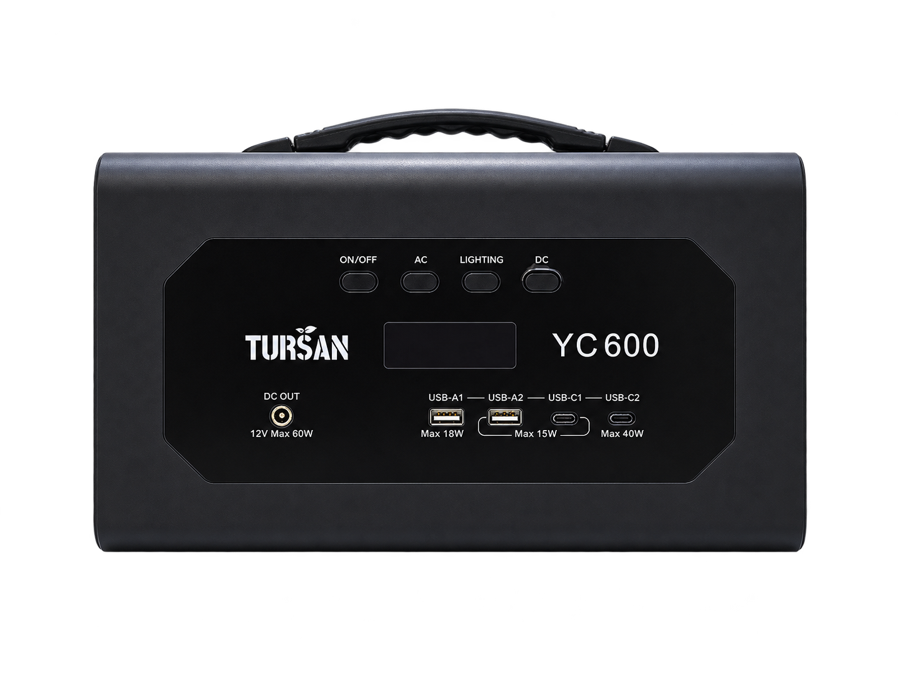YC600 Portable Power Station — front view