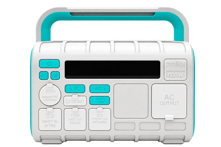 YC600S Portable Power Station — front view